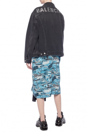 Denim jacket with logo, zdjęcie 2 Denim jacket with logo od Balenciaga